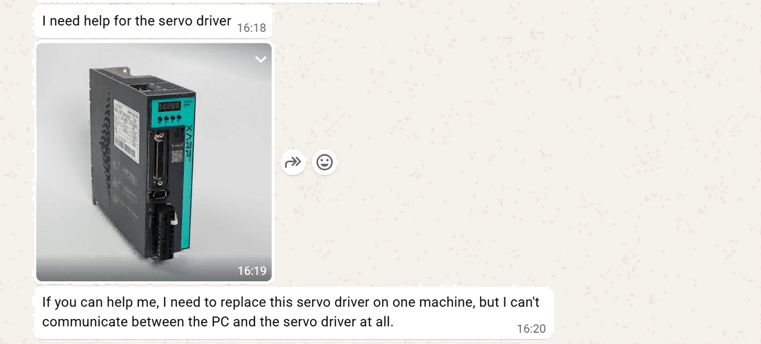 XARP Robot Remote After-Sales Technical Support for Servo Drive Commissioning in Serbia