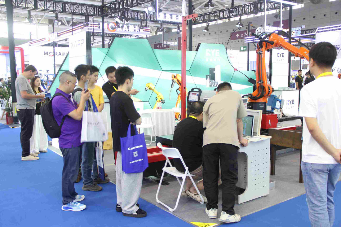 XARP XP1444-12W collaborative robot demonstration at Beijing Essen Welding & Cutting Fair 2026