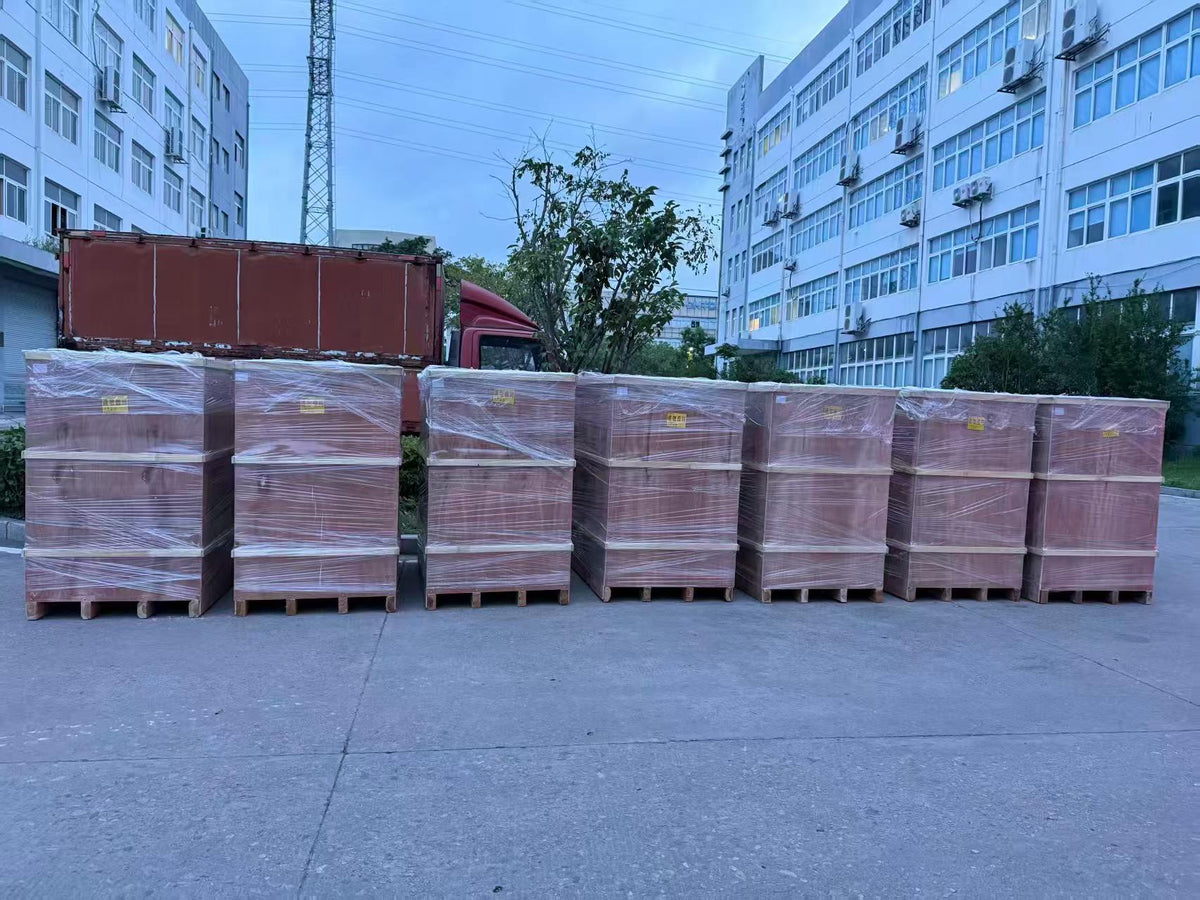XARP XP1440-15W, XP2010-10W, and XP1900-25C industrial robots prepared for pre-holiday shipment