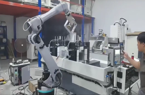 XARP XP1900-25C industrial robot for aluminum parts handling and inspection automation