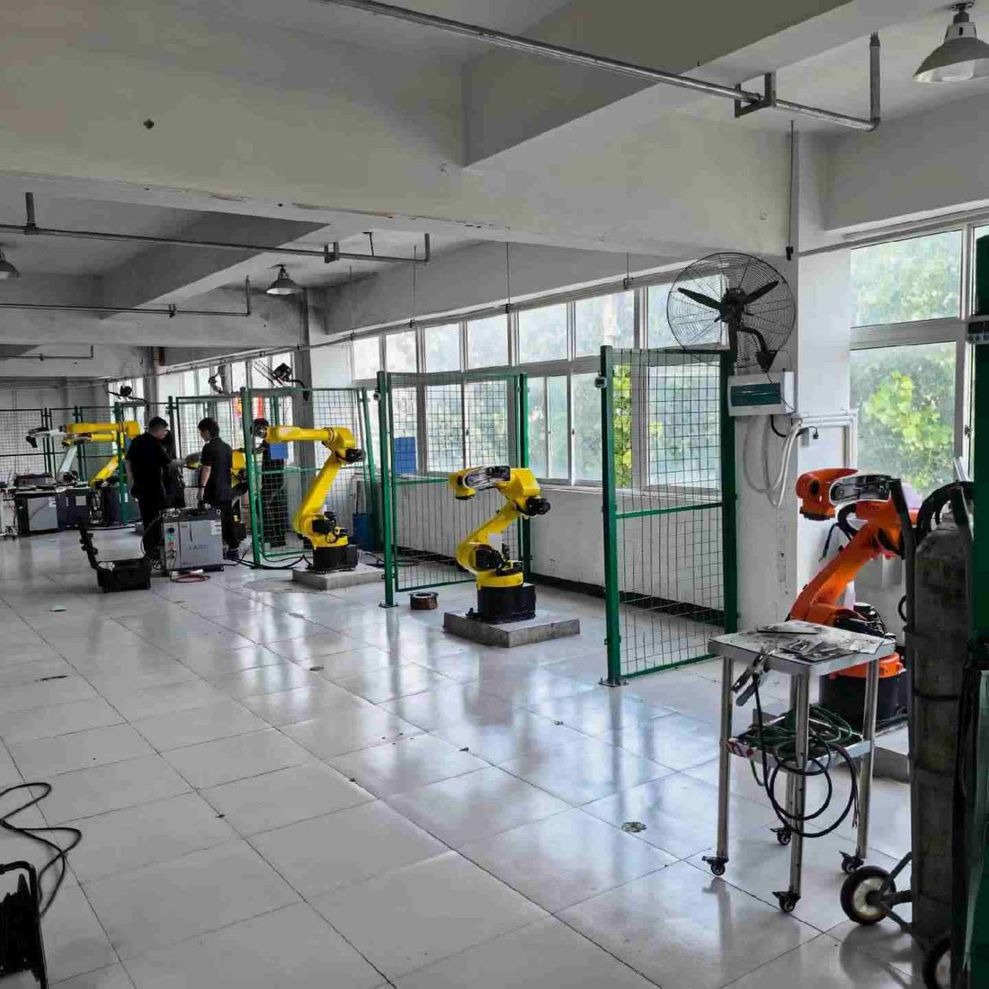 XARP industrial robot manufacturing facility and control system integration